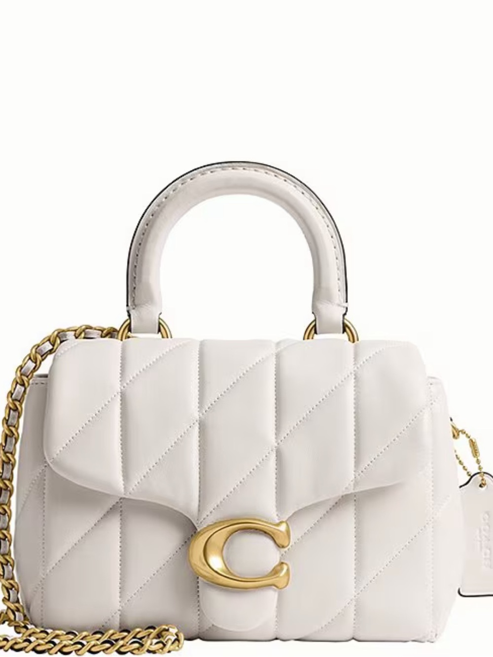 NWT🌷COACH Tabby Top Handle Quilted Bag